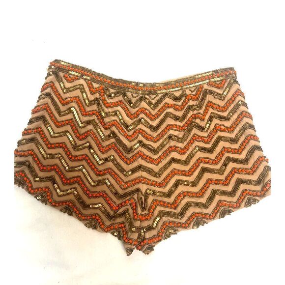 Karina Grimaldi Clarity Beaded Shorts Sz. XS - Picture 5 of 6